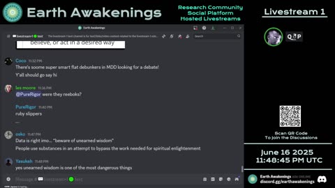 Earth Awakenings - Livestream 1 - #3233 - Live on Rumble/Youtube/X-Twitter/Twitch