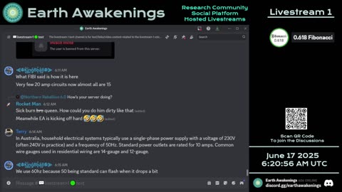 Earth Awakenings - Livestream 1 - #3233 - Live on Rumble/Youtube/X-Twitter/Twitch