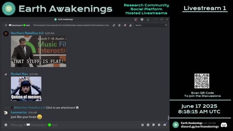 Earth Awakenings - Livestream 1 - #3233 - Live on Rumble/Youtube/X-Twitter/Twitch