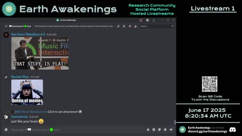Earth Awakenings - Livestream 1 - #3233 - Live on Rumble/Youtube/X-Twitter/Twitch