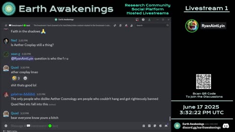 Earth Awakenings - Livestream 1 - #3235 - Live on Rumble/Youtube/X-Twitter/Twitch