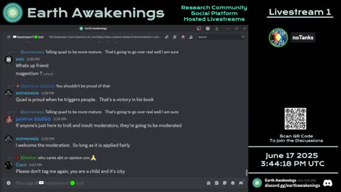 Earth Awakenings - Livestream 1 - #3235 - Live on Rumble/Youtube/X-Twitter/Twitch