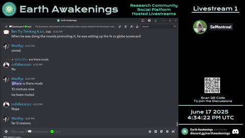 Earth Awakenings - Livestream 1 - #3235 - Live on Rumble/Youtube/X-Twitter/Twitch