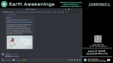 Earth Awakenings - Livestream 1 - #3235 - Live on Rumble/Youtube/X-Twitter/Twitch
