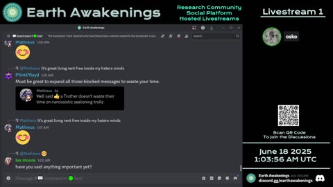 Earth Awakenings - Livestream 1 - #3235 - Live on Rumble/Youtube/X-Twitter/Twitch