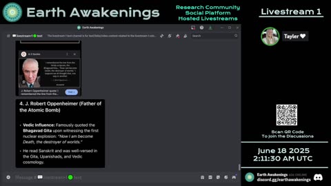 Earth Awakenings - Livestream 1 - #3236 - Live on Rumble/Youtube/X-Twitter/Twitch