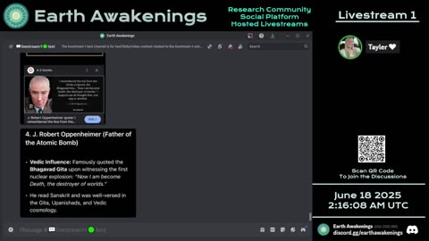Earth Awakenings - Livestream 1 - #3236 - Live on Rumble/Youtube/X-Twitter/Twitch