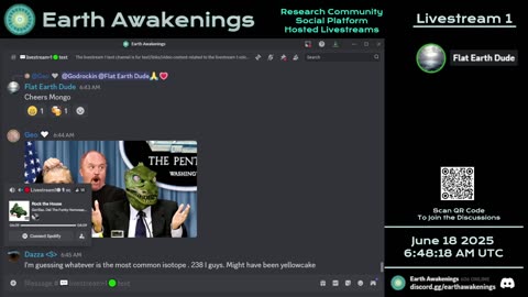 Earth Awakenings - Livestream 1 - #3236 - Live on Rumble/Youtube/X-Twitter/Twitch