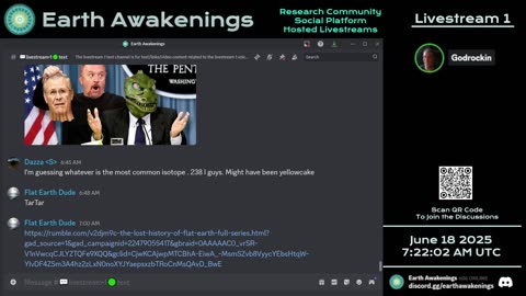Earth Awakenings - Livestream 1 - #3236 - Live on Rumble/Youtube/X-Twitter/Twitch