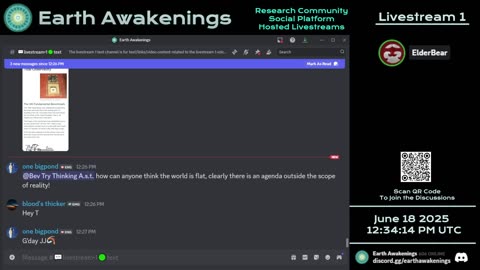 Earth Awakenings - Livestream 1 - #3236 - Live on Rumble/Youtube/X-Twitter/Twitch
