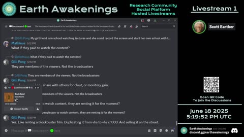 Earth Awakenings - Livestream 1 - #3236 - Live on Rumble/Youtube/X-Twitter/Twitch