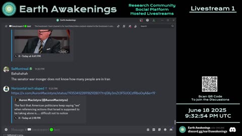 Earth Awakenings - Livestream 1 - #3236 - Live on Rumble/Youtube/X-Twitter/Twitch