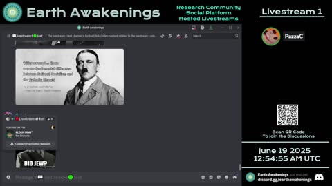 Earth Awakenings - Livestream 1 - #3236 - Live on Rumble/Youtube/X-Twitter/Twitch