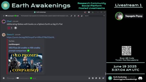 Earth Awakenings - Livestream 1 - #3236 - Live on Rumble/Youtube/X-Twitter/Twitch