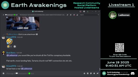 Earth Awakenings - Livestream 1 - #3239 - Live on Rumble/Youtube/X-Twitter/Twitch