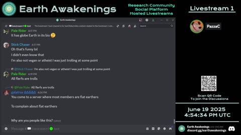 Earth Awakenings - Livestream 1 - #3239 - Live on Rumble/Youtube/X-Twitter/Twitch