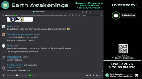 Earth Awakenings - Livestream 1 - #3239 - Live on Rumble/Youtube/X-Twitter/Twitch