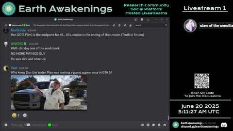 Earth Awakenings - Livestream 1 - #3239 - Live on Rumble/Youtube/X-Twitter/Twitch
