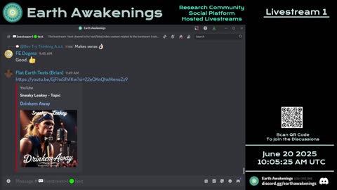 Earth Awakenings - Livestream 1 - #3239 - Live on Rumble/Youtube/X-Twitter/Twitch