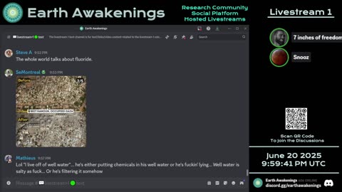 Earth Awakenings - Livestream 1 - #3239 - Live on Rumble/Youtube/X-Twitter/Twitch