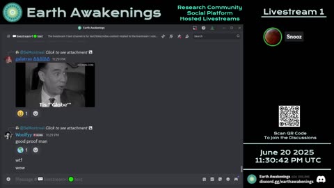 Earth Awakenings - Livestream 1 - #3239 - Live on Rumble/Youtube/X-Twitter/Twitch