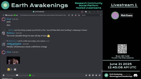 Earth Awakenings - Livestream 1 - #3239 - Live on Rumble/Youtube/X-Twitter/Twitch