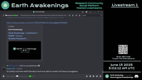 Earth Awakenings - Livestream 1 - #3226 - Live on Rumble/Youtube/X-Twitter/Twitch