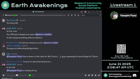 Earth Awakenings - Livestream 1 - #3239 - Live on Rumble/Youtube/X-Twitter/Twitch