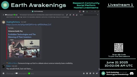 Earth Awakenings - Livestream 1 - #3241 - Live on Rumble/Youtube/X-Twitter/Twitch