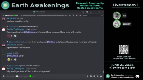 Earth Awakenings - Livestream 1 - #3241 - Live on Rumble/Youtube/X-Twitter/Twitch