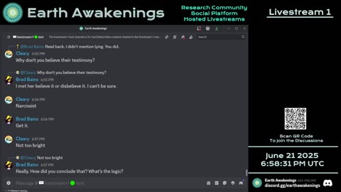 Earth Awakenings - Livestream 1 - #3241 - Live on Rumble/Youtube/X-Twitter/Twitch