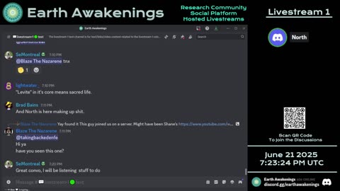 Earth Awakenings - Livestream 1 - #3241 - Live on Rumble/Youtube/X-Twitter/Twitch