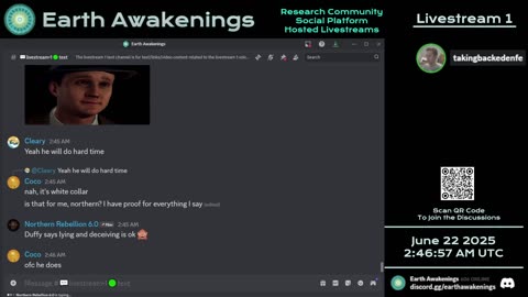 Earth Awakenings - Livestream 1 - #3245 - Live on Rumble/Youtube/X-Twitter/Twitch