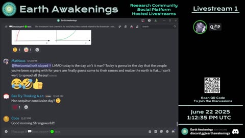 Earth Awakenings - Livestream 1 - #3245 - Live on Rumble/Youtube/X-Twitter/Twitch