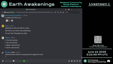Earth Awakenings - Livestream 1 - #3245 - Live on Rumble/Youtube/X-Twitter/Twitch