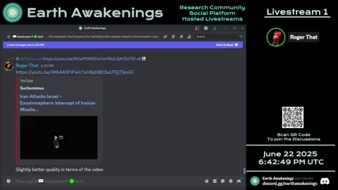 Earth Awakenings - Livestream 1 - #3245 - Live on Rumble/Youtube/X-Twitter/Twitch