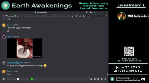 Earth Awakenings - Livestream 1 - #3247 - Live on Rumble/Youtube/X-Twitter/Twitch