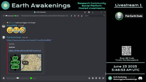 Earth Awakenings - Livestream 1 - #3247 - Live on Rumble/Youtube/X-Twitter/Twitch