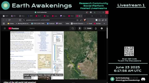 Earth Awakenings - Livestream 1 - #3247 - Live on Rumble/Youtube/X-Twitter/Twitch