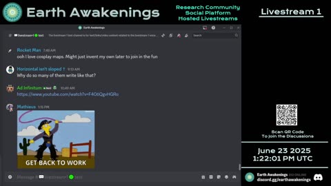 Earth Awakenings - Livestream 1 - #3249 - Live on Rumble/Youtube/X-Twitter/Twitch