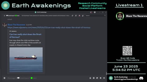 Earth Awakenings - Livestream 1 - #3249 - Live on Rumble/Youtube/X-Twitter/Twitch