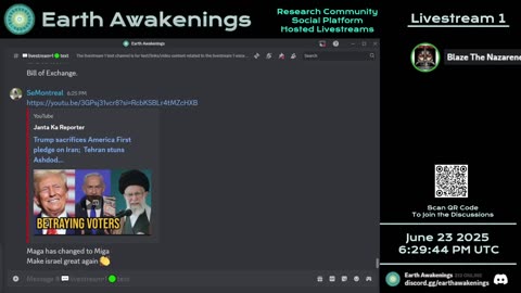 Earth Awakenings - Livestream 1 - #3249 - Live on Rumble/Youtube/X-Twitter/Twitch