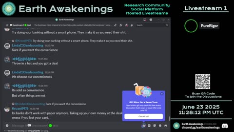 Earth Awakenings - Livestream 1 - #3249 - Live on Rumble/Youtube/X-Twitter/Twitch