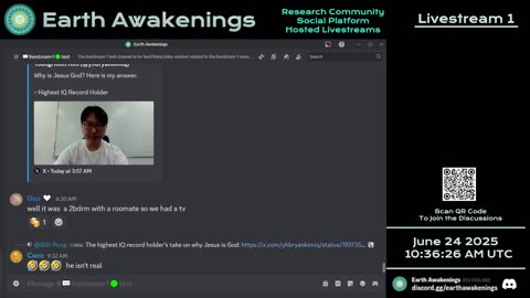 Earth Awakenings - Livestream 1 - #3251 - Live on Rumble/Youtube/X-Twitter/Twitch