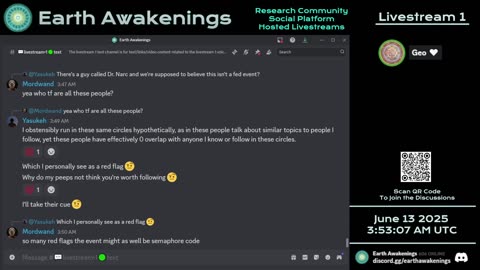Earth Awakenings - Livestream 1 - #3251 - Live on Rumble/Youtube/X-Twitter/Twitch