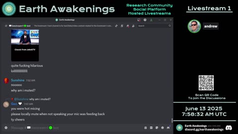 Earth Awakenings - Livestream 1 - #3226 - Live on Rumble/Youtube/X-Twitter/Twitch