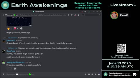 Earth Awakenings - Livestream 1 - #3226 - Live on Rumble/Youtube/X-Twitter/Twitch