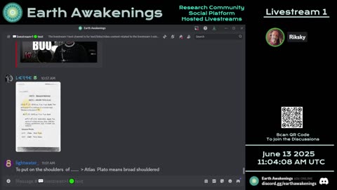 Earth Awakenings - Livestream 1 - #3226 - Live on Rumble/Youtube/X-Twitter/Twitch
