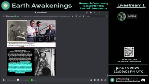 Earth Awakenings - Livestream 1 - #3226 - Live on Rumble/Youtube/X-Twitter/Twitch