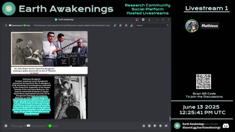 Earth Awakenings - Livestream 1 - #3226 - Live on Rumble/Youtube/X-Twitter/Twitch